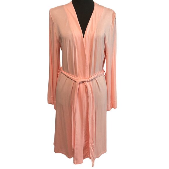 Los Angeles Trading Co Woman's PInk Robe " Im Great In Bed " NWOT one size - Picture 2 of 7